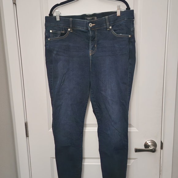 Torrid Dark Blue Skinny Jeans - Picture 2 of 5